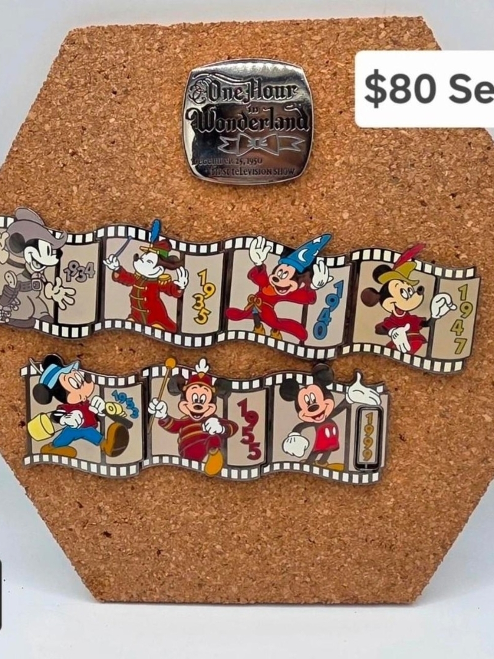 Vintage Disney Pin Set